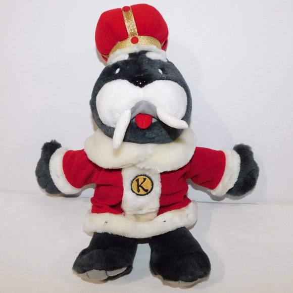 Vintage Marineland Niagara Falls Ontario 13" plush Mascot Walrus King - Picture 1 of 4